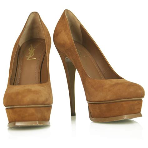 ysl tribute pump suede|saint laurent stiletto heel pumps.